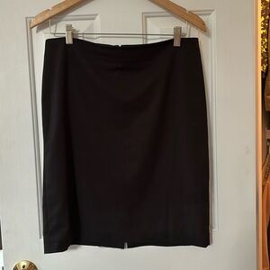 White House Black Market Straight black skirt